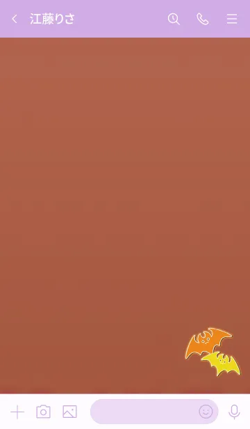 [LINE着せ替え] Halloween bat 100001の画像3