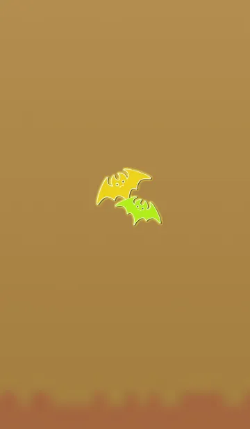 [LINE着せ替え] Halloween bat 100002の画像1