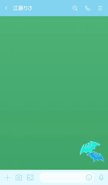 [LINE着せ替え] Halloween bat 100006の画像3