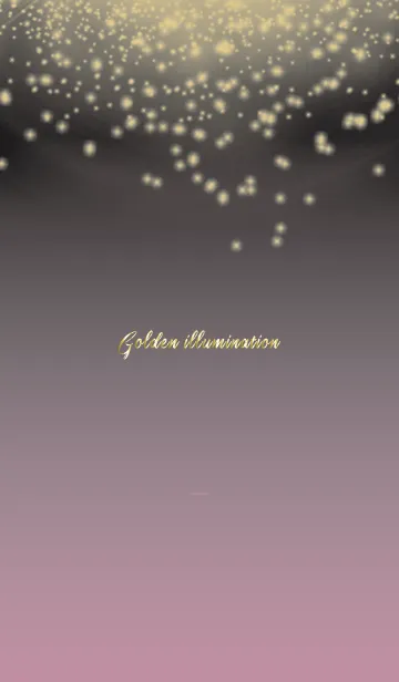 [LINE着せ替え] ブラックとピンク : イルミネーションの画像1