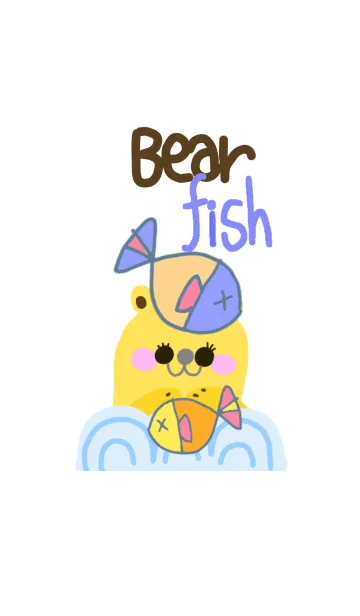 [LINE着せ替え] Bear n fishの画像1