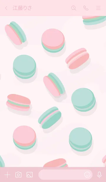 [LINE着せ替え] Pastel Macaronの画像3