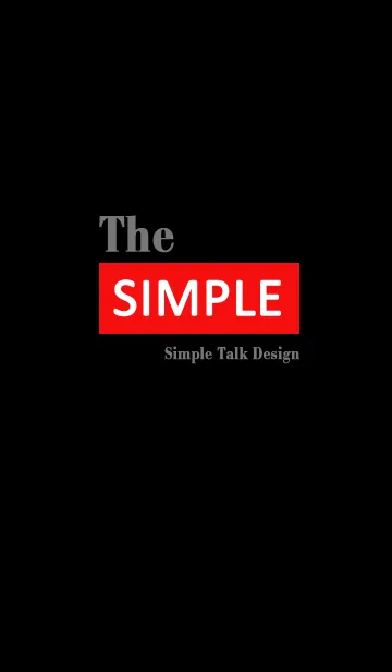 [LINE着せ替え] ザ・シンプル No.4の画像1