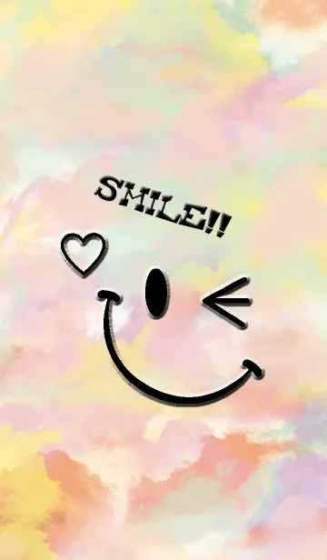 [LINE着せ替え] Smile ！！ pastel colourの画像1