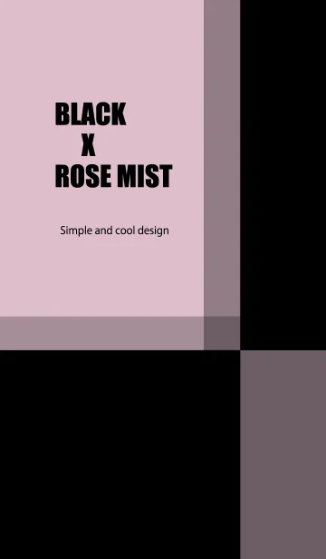 [LINE着せ替え] BLACK X ROSE MISTの画像1