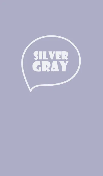 [LINE着せ替え] Love silver gray Theme (jp)の画像1
