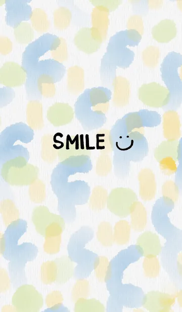 [LINE着せ替え] 水彩お絵かきスマイル13の画像1