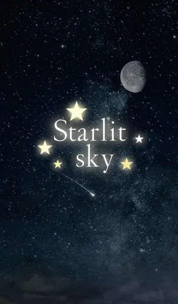 [LINE着せ替え] Starlit sky-01 ---TSG---の画像1