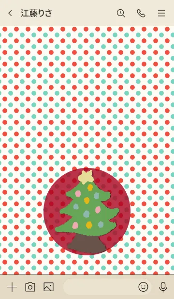 [LINE着せ替え] クリスマスの着せかえ-RED-の画像3