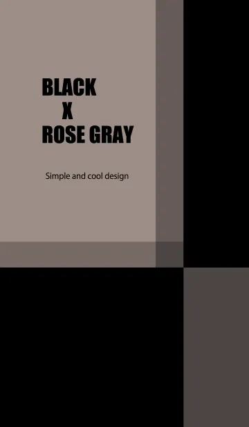 [LINE着せ替え] BLACK X ROSE GRAYの画像1