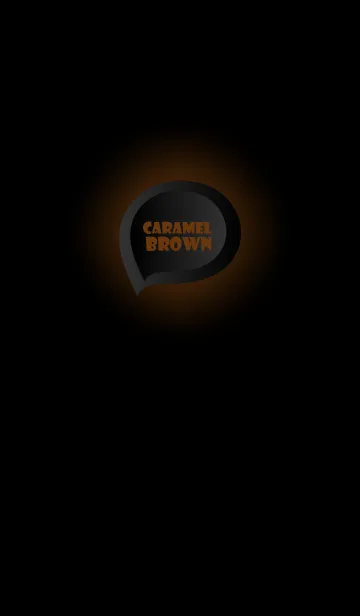 [LINE着せ替え] Caramel Brown Button In Black V.3 (JP)の画像1