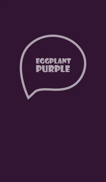 [LINE着せ替え] Love Eggplant Purple Vr.5 (JP)の画像1