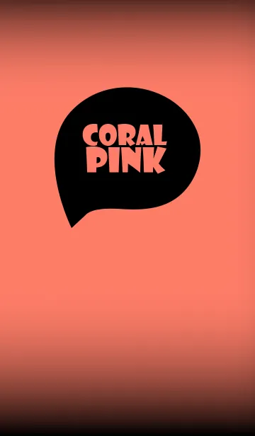 [LINE着せ替え] Coral Pink And Black Vr.5 (JP)の画像1
