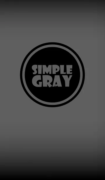 [LINE着せ替え] Simple gray and Black (jp)の画像1