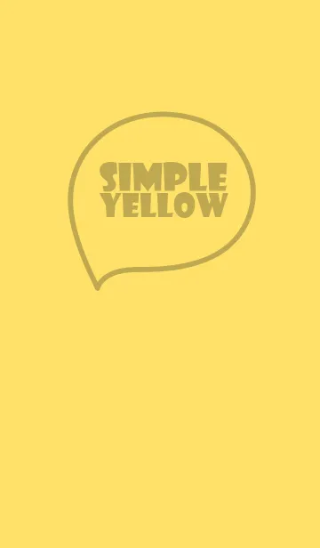 [LINE着せ替え] Love yellow Theme v.1(jp)の画像1