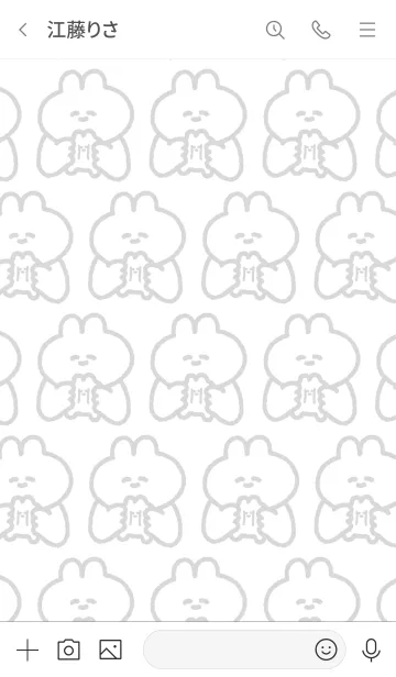 [LINE着せ替え] にんまりさん着せかえの画像3