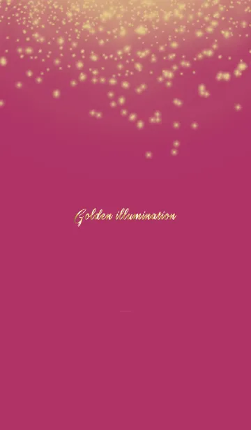 [LINE着せ替え] ピンク : イルミネーションの画像1