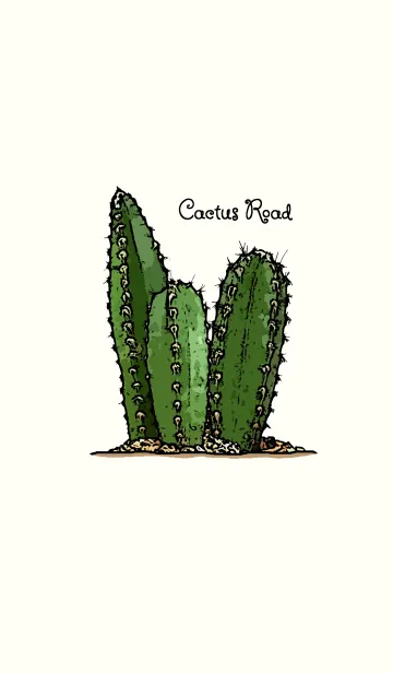 [LINE着せ替え] Cactus Roadの画像1