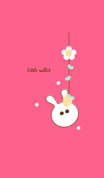 [LINE着せ替え] little rabbit with little strawberry 44の画像1