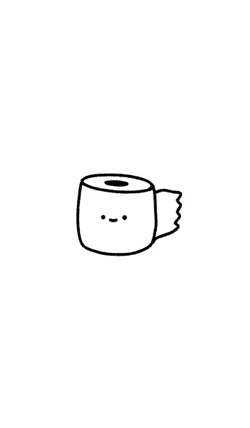 トイレットペーパーちゃん着せかえのLINE着せ替え