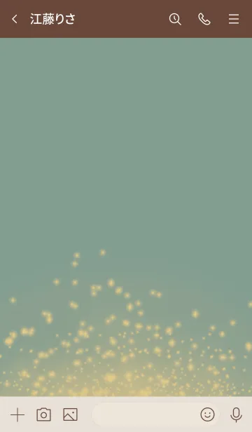 [LINE着せ替え] ベージュとカーキ : イルミネーションの画像3