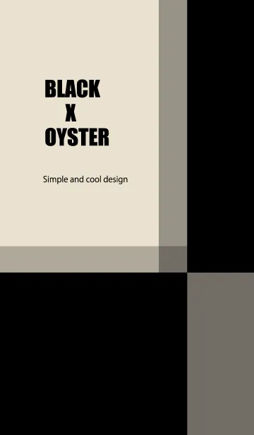 [LINE着せ替え] BLACK X OYSTERの画像1