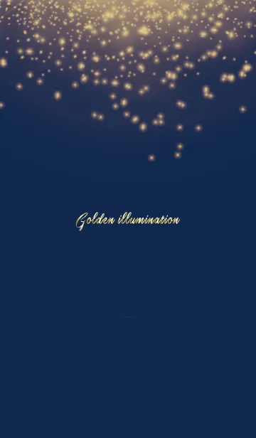 [LINE着せ替え] ベージュとネイビー : イルミネーションの画像1