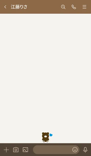 [LINE着せ替え] BEAR -SIMPLE HEART- 17の画像3