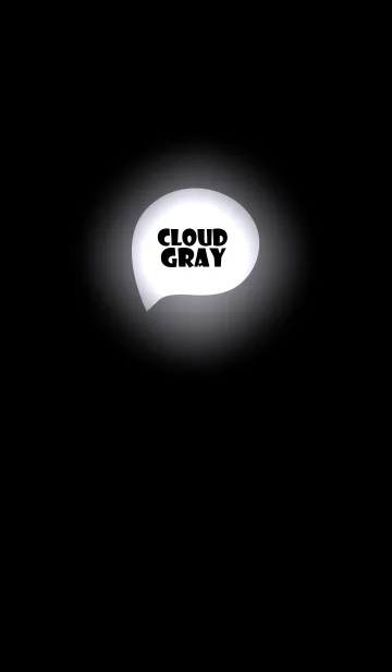 [LINE着せ替え] Cloud Gray In Black Vr.5 (JP)の画像1