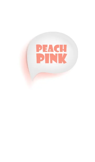 [LINE着せ替え] Peach Pink & White Vr.1 (JP)の画像1