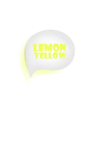 [LINE着せ替え] Lemon Yellow & White Vr.1 (jp)の画像1