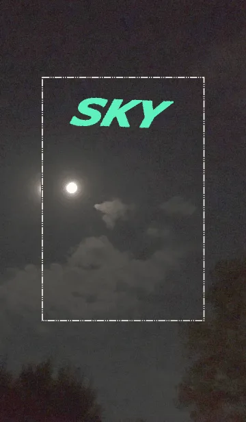 [LINE着せ替え] Sky7 月夜の画像1