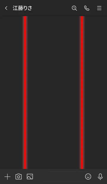 [LINE着せ替え] ネオン 赤の画像3
