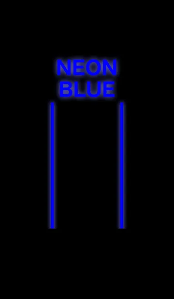 [LINE着せ替え] ネオン 青の画像1