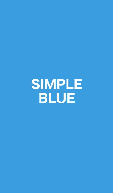 [LINE着せ替え] シンプル青の画像1
