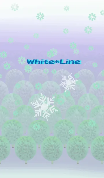 [LINE着せ替え] ホワイト＊ラインの画像1