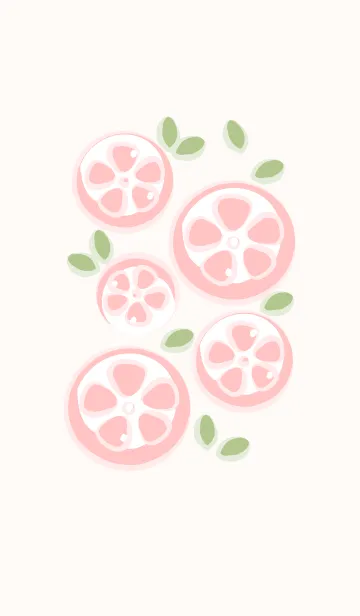 [LINE着せ替え] Sliced orange theme 53の画像1