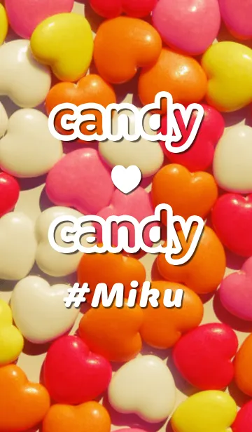 [LINE着せ替え] 【みく】✖︎ キャンディ♡キャンディの画像1