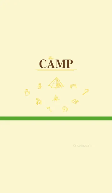 [LINE着せ替え] CAMP lemon yellowの画像1