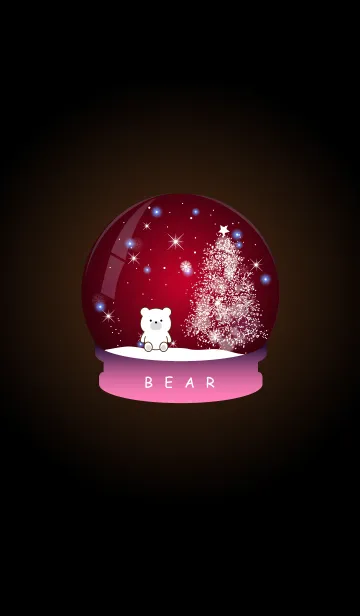 [LINE着せ替え] Snow globe -BEAR-の画像1