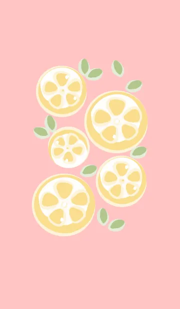 [LINE着せ替え] Sliced lemon theme 51の画像1