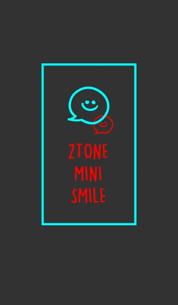 [LINE着せ替え] 2トーン ミニ スマイル 3の画像1