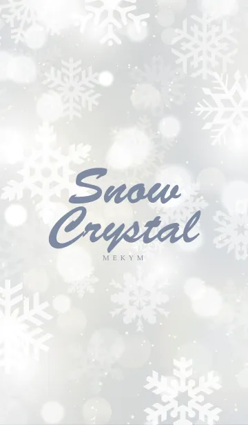 [LINE着せ替え] -Snow Crystal- MEKYM 10の画像1