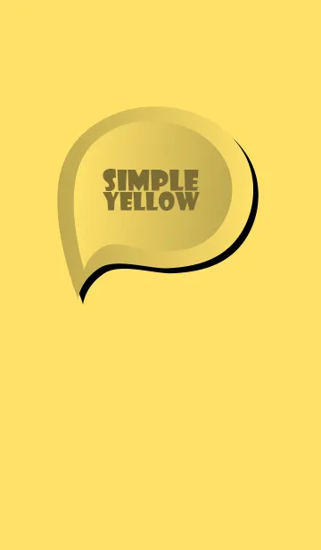 [LINE着せ替え] Yellow Button (JP)の画像1