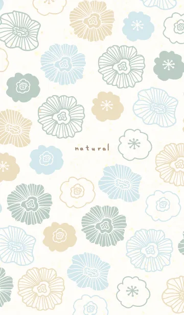 [LINE着せ替え] 花くすみ和紙26の画像1