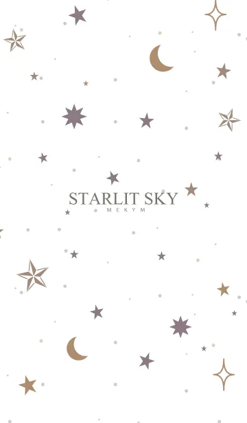[LINE着せ替え] -STARLIT SKY- SIMPLE 20の画像1