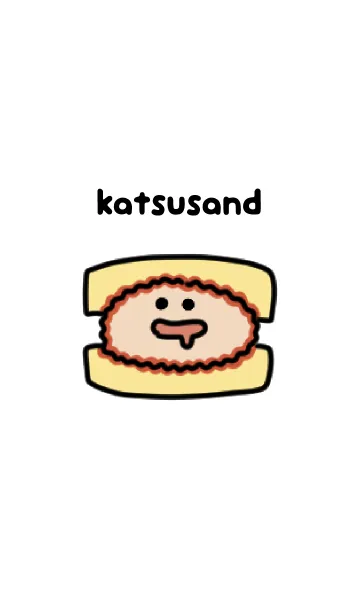 [LINE着せ替え] かつかつカツサンドの画像1