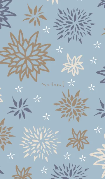 [LINE着せ替え] 和柄 花5の画像1