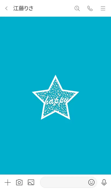 [LINE着せ替え] happy Star 3.の画像3