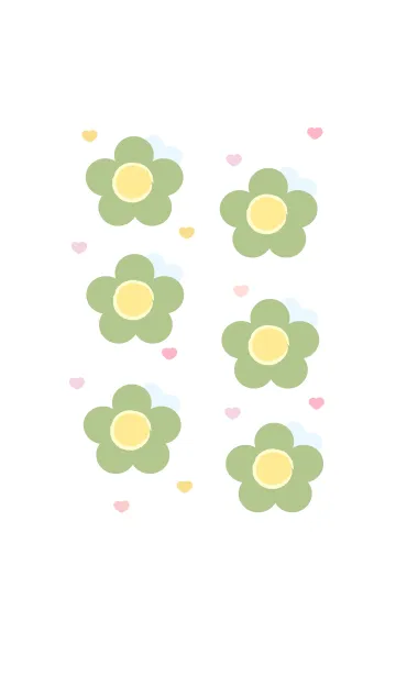 [LINE着せ替え] Lovely mini flower 110 :)の画像1